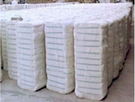 packed cotton